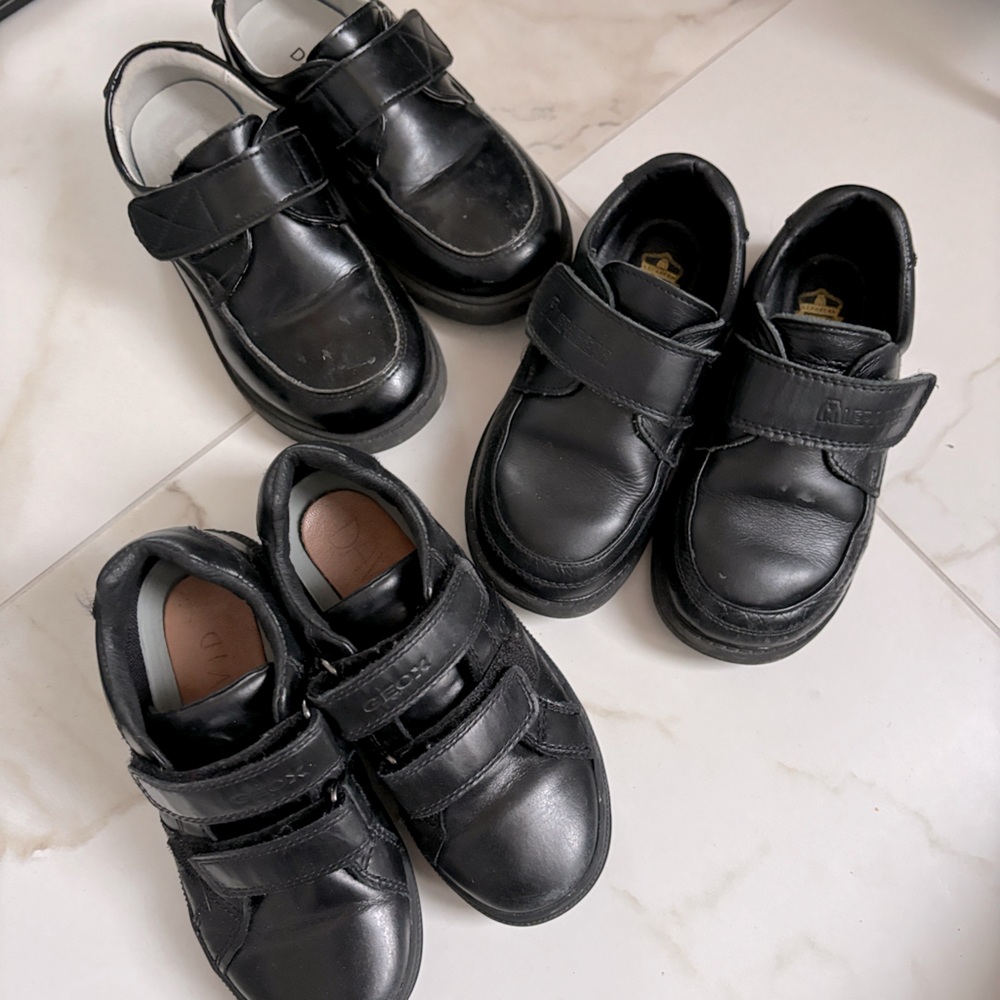 3 Pairs of Leather Formal/Dress School Shoes